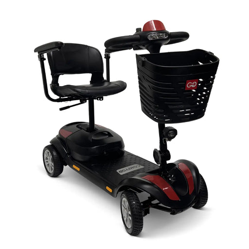 Black ComfyGO Z-4 Ultra-Light Electric Mobility Scooter With Quick-Detach Frame