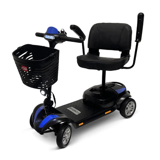 Black ComfyGO Z-4 Ultra-Light Electric Mobility Scooter With Quick-Detach Frame