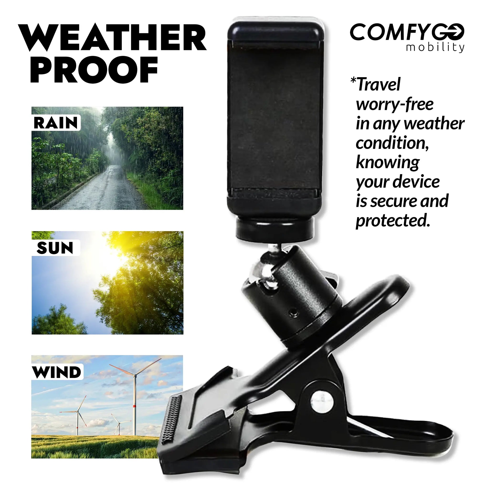 Light Gray ComfyGO Universal Phone Holder