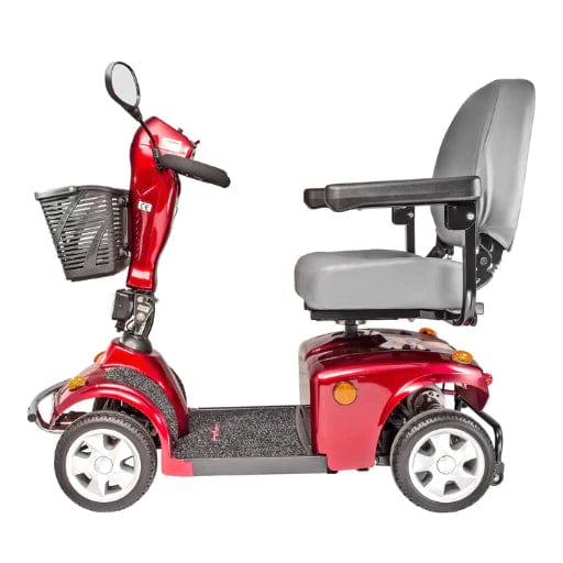 Slate Gray FreeRider FR 168-4S II 4-Wheel Bariatric Electric Scooter