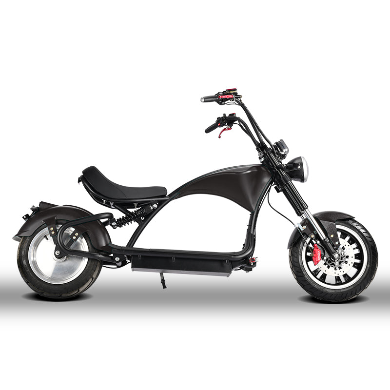 Gray SoverSky M3 60V Electric Chopper Scooter