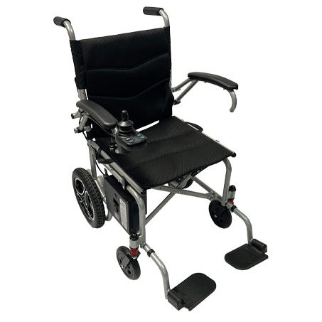 Black Journey Air Lightweight Folding Power Chair