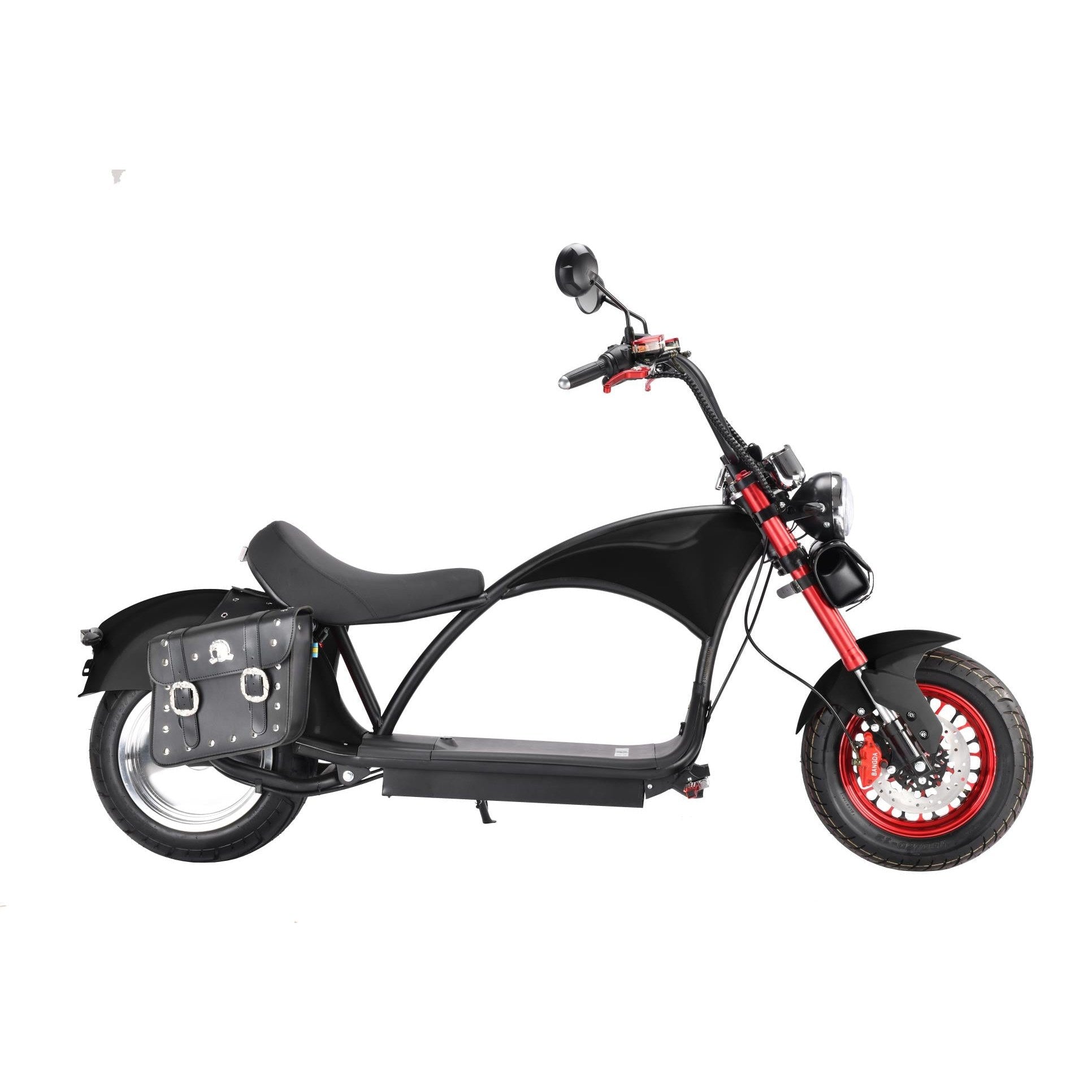 Dark Slate Gray SoverSky M3 60V Electric Chopper Scooter