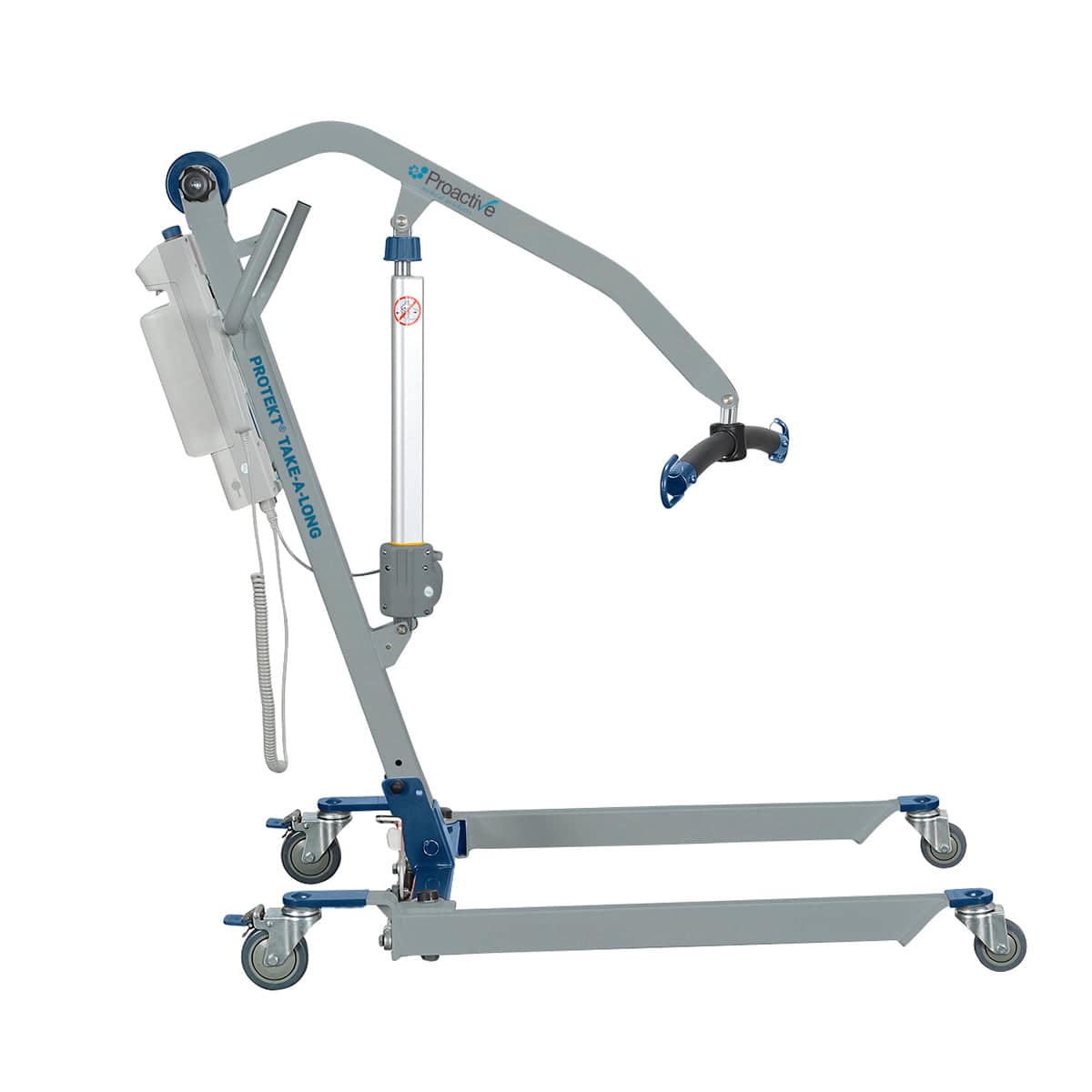 Dark Gray Proactive Medical Protekt® Take-A-Long Folding Power Patient Lift