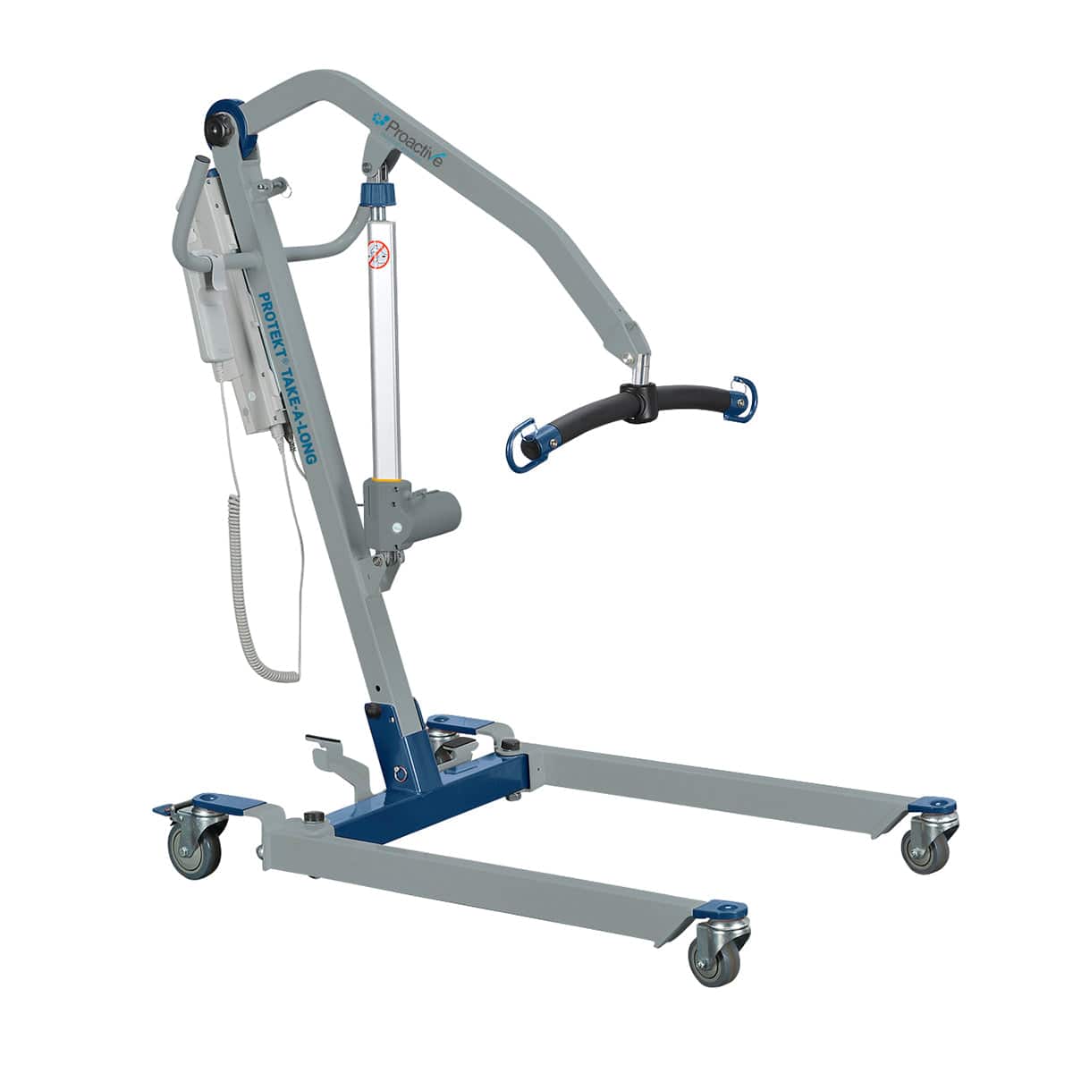 Light Slate Gray Proactive Medical Protekt® Take-A-Long Folding Power Patient Lift