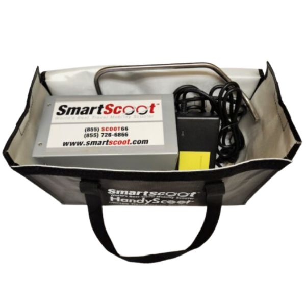 Dark Slate Gray SmartScoot Battery and Charger Bag