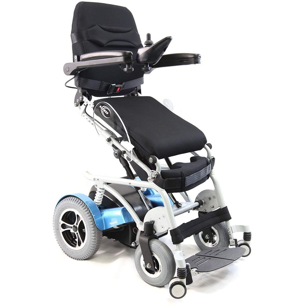 Light Gray Karman XO-202 Stand-Up Power Wheelchair