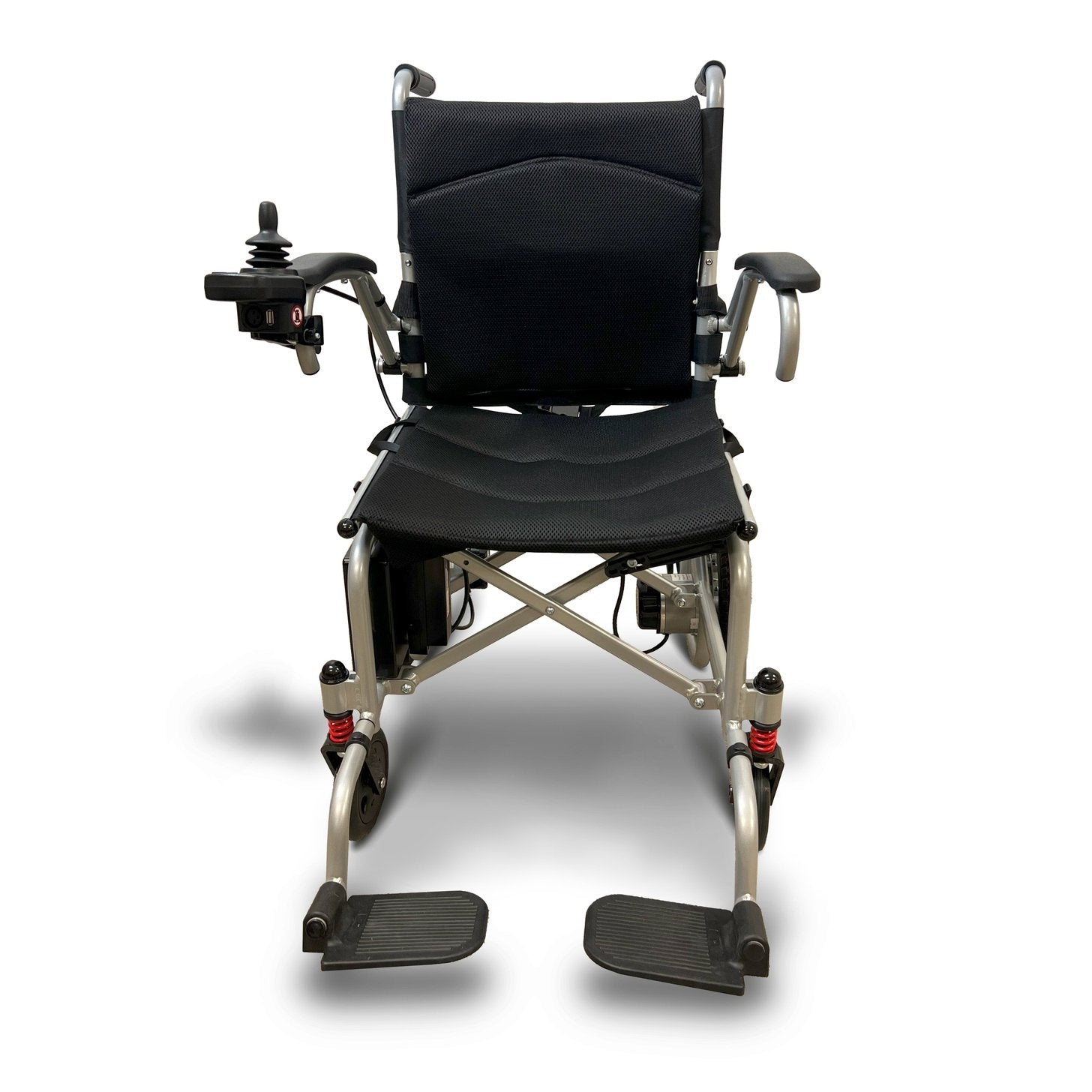 Light Gray Journey Air Lightweight Folding Power Chair