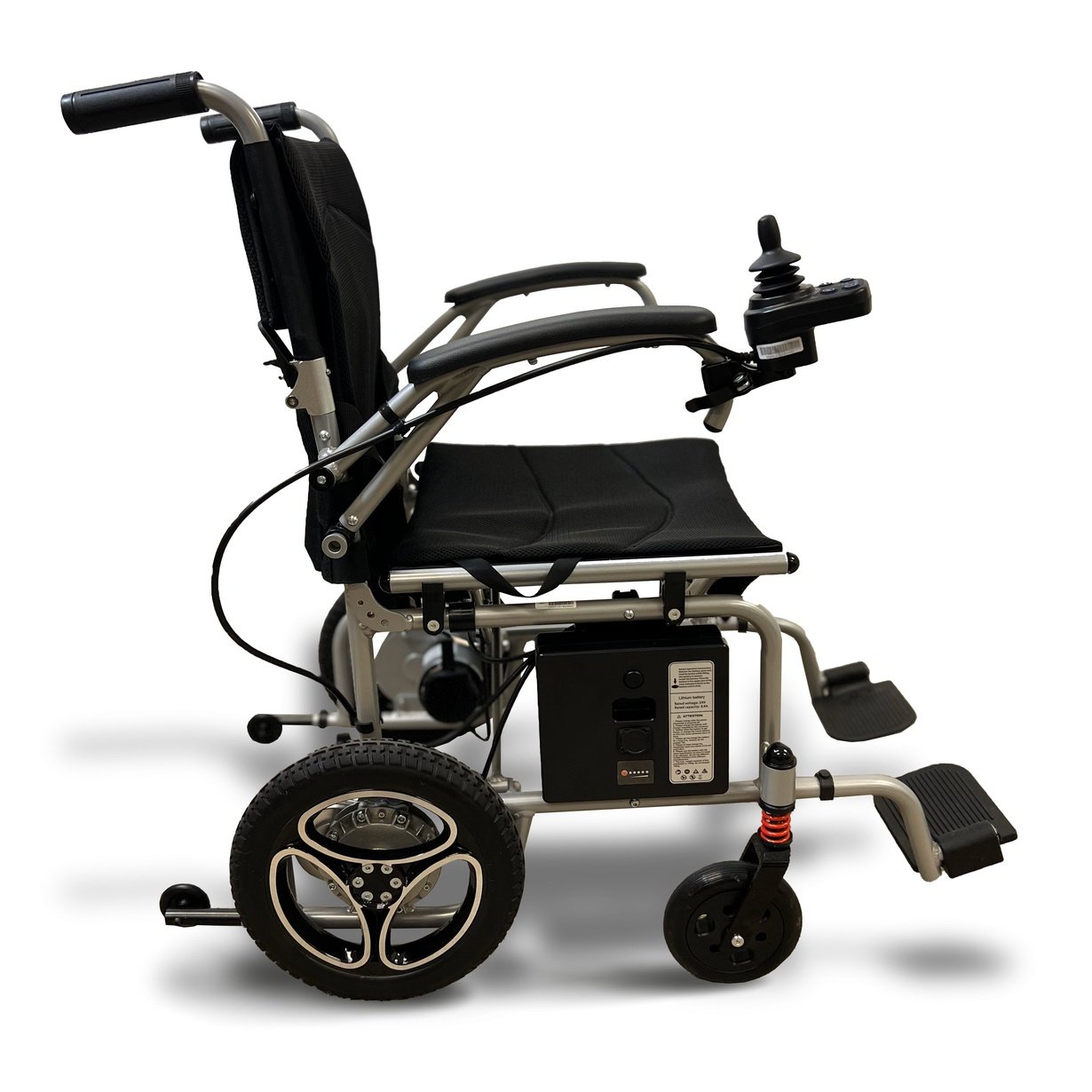 Light Gray Journey Air Lightweight Folding Power Chair