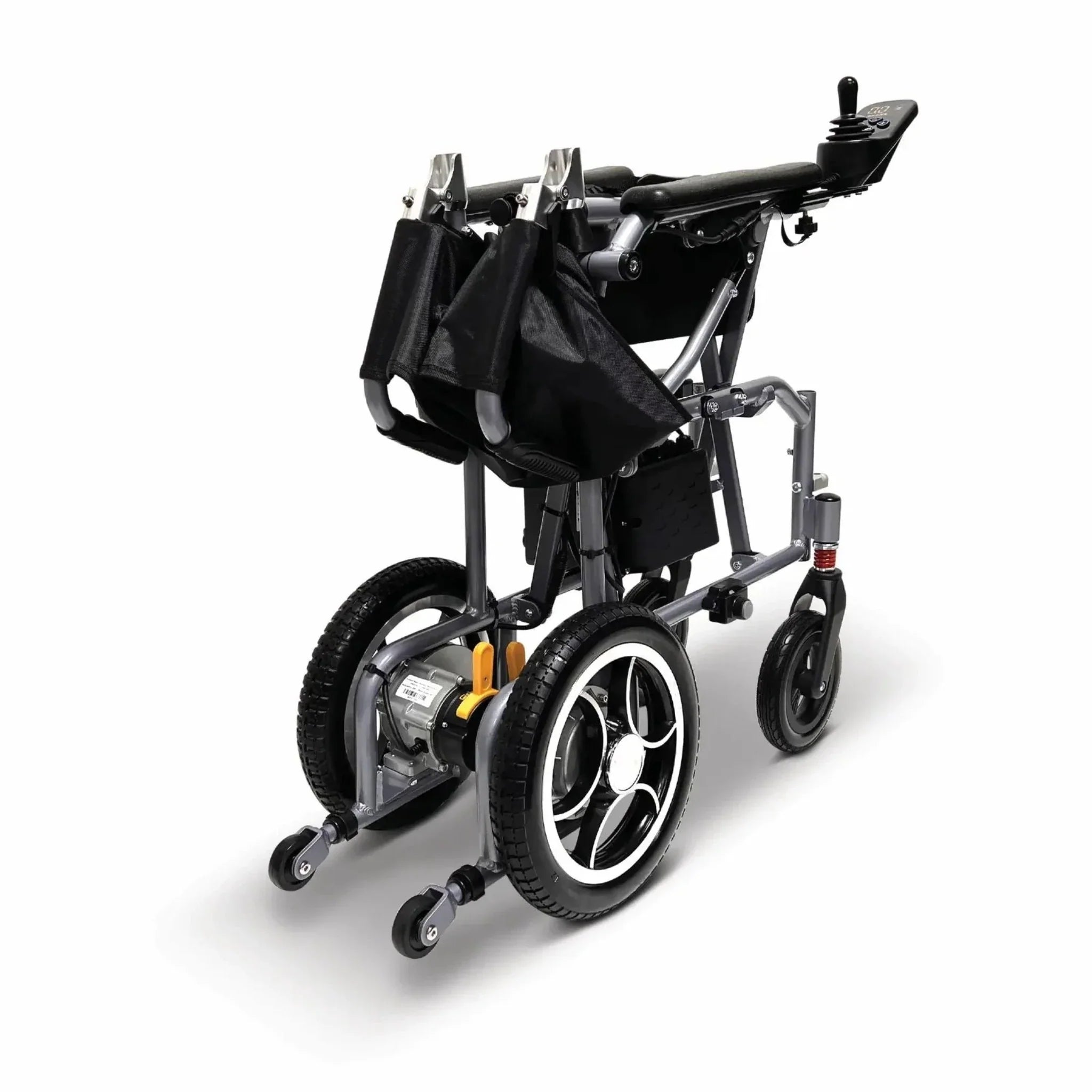 Light Gray ComfyGO X-7 Lightweight Foldable Electric Wheelchair