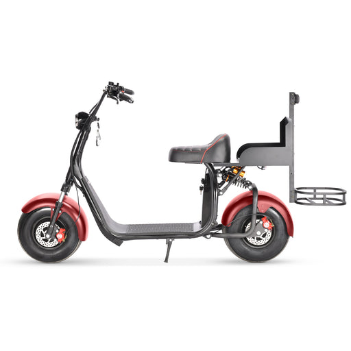 Dark Slate Gray SoverSky X7 Fat Tire Two Wheel Golf Scooter