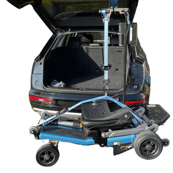 Dark Slate Gray FreeRider FR Portable Scooter Lift for Trailer Hitch