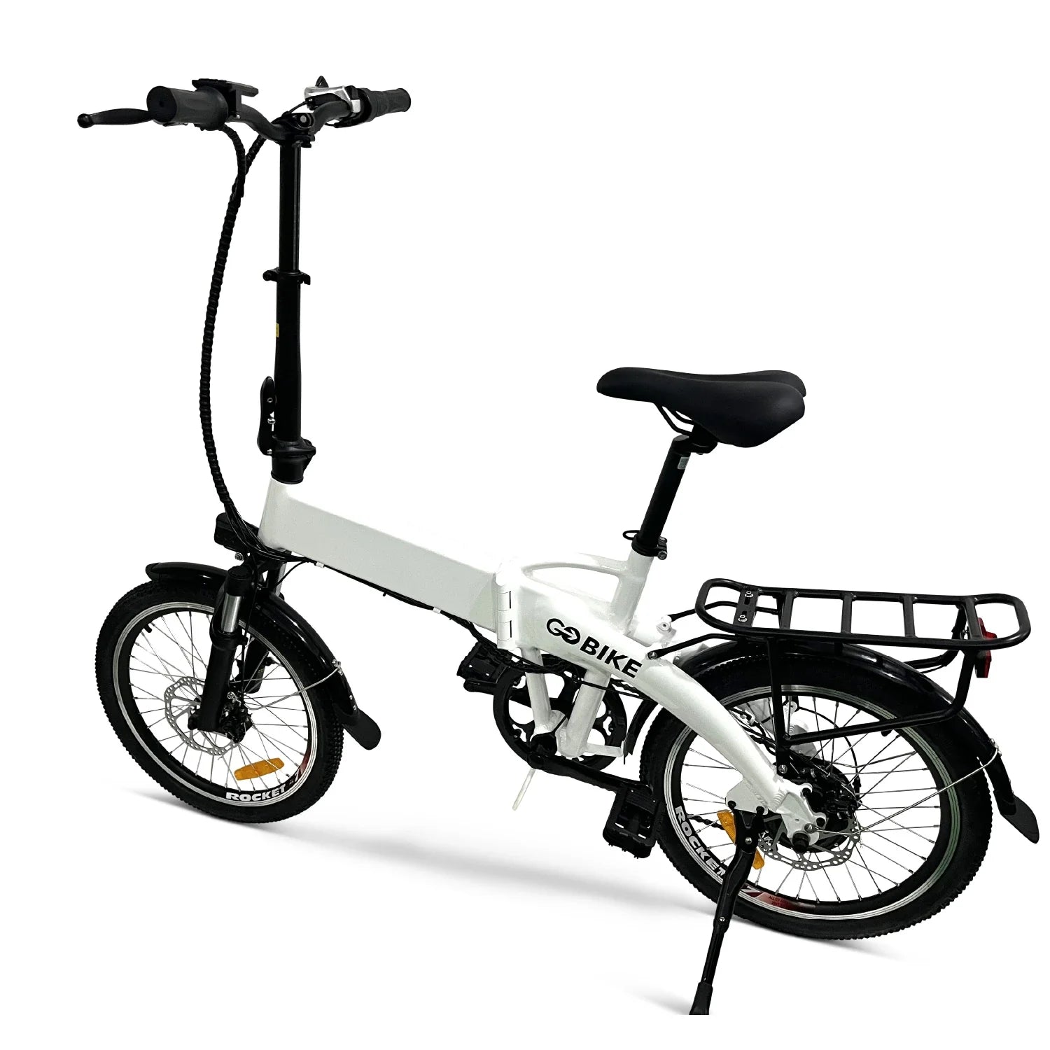 Black FUTURO Foldable Lightweight Electric Bike