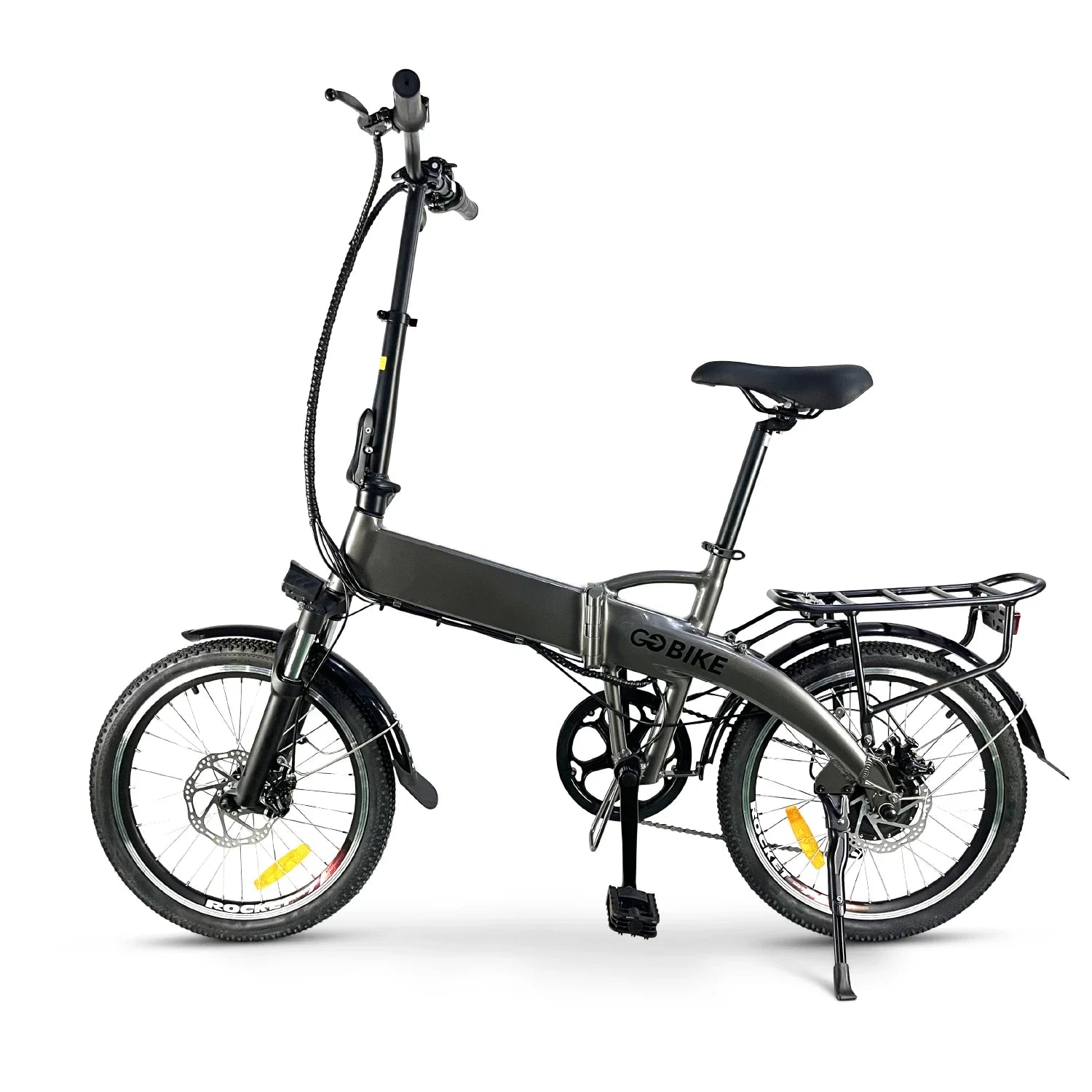 Beige FUTURO Foldable Lightweight Electric Bike