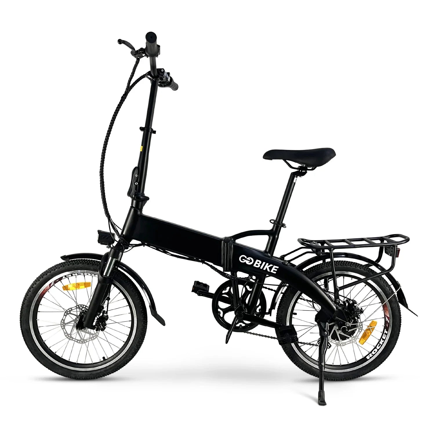 Black FUTURO Foldable Lightweight Electric Bike