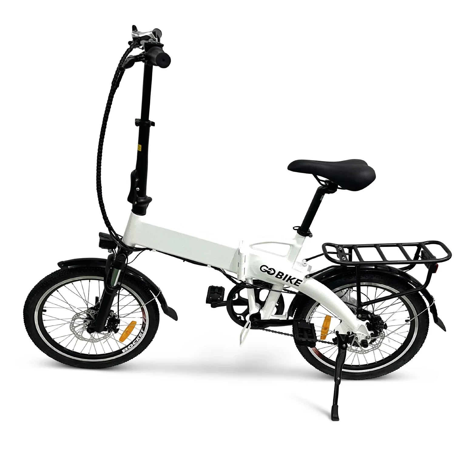 Black FUTURO Foldable Lightweight Electric Bike