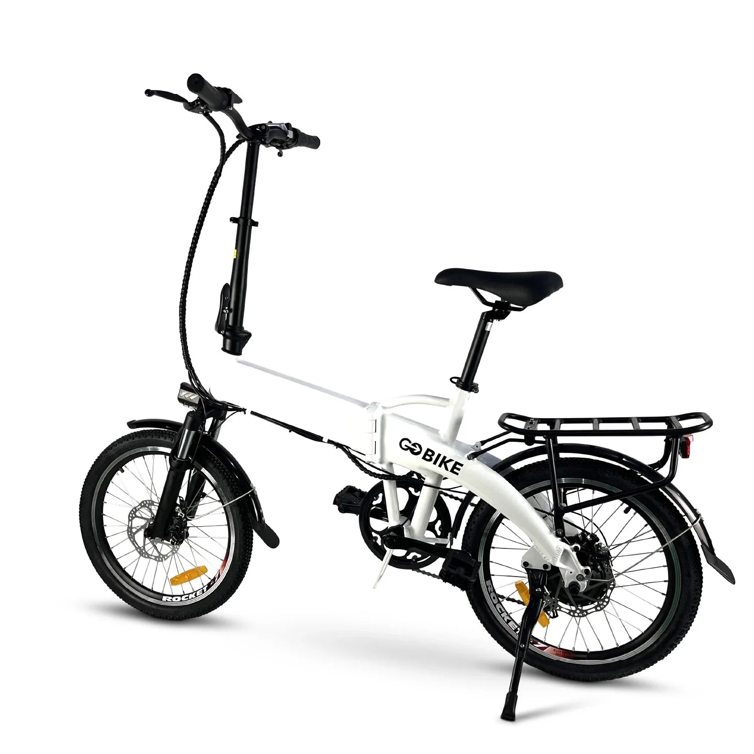 Black FUTURO Foldable Lightweight Electric Bike