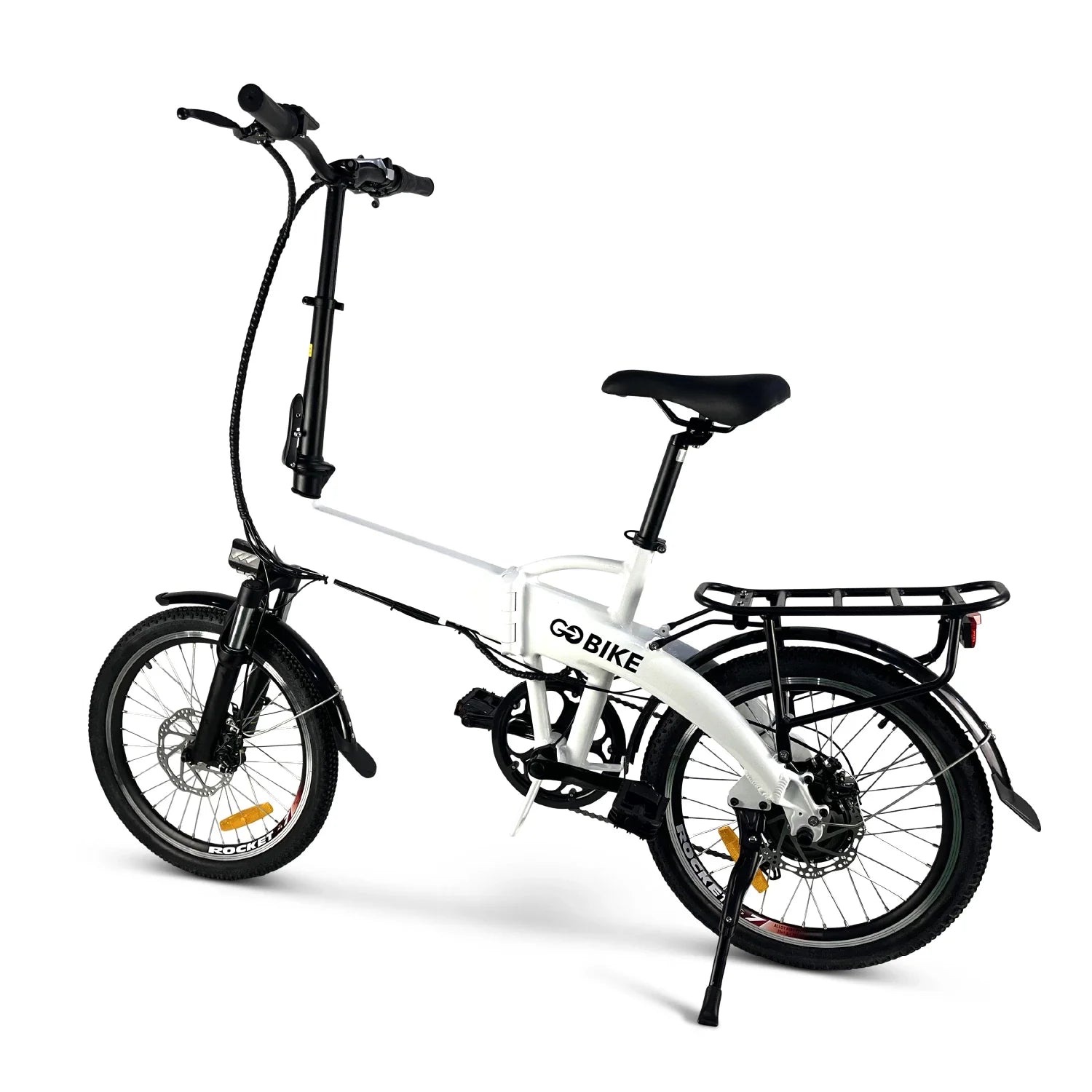 Black FUTURO Foldable Lightweight Electric Bike