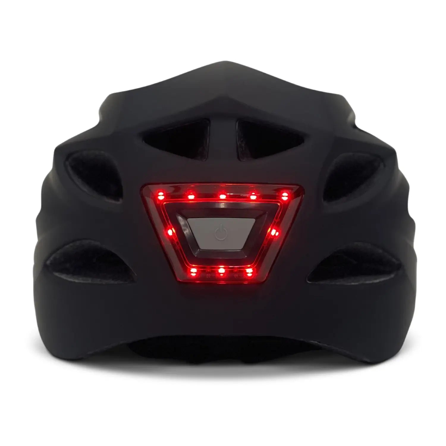 Black GOBIKE Helmet With Safety Warning Light