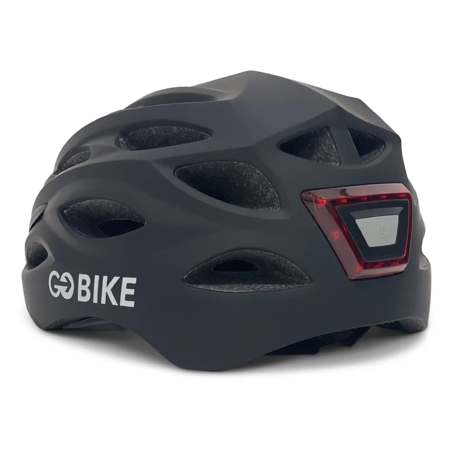 Dark Slate Gray GOBIKE Helmet With Safety Warning Light