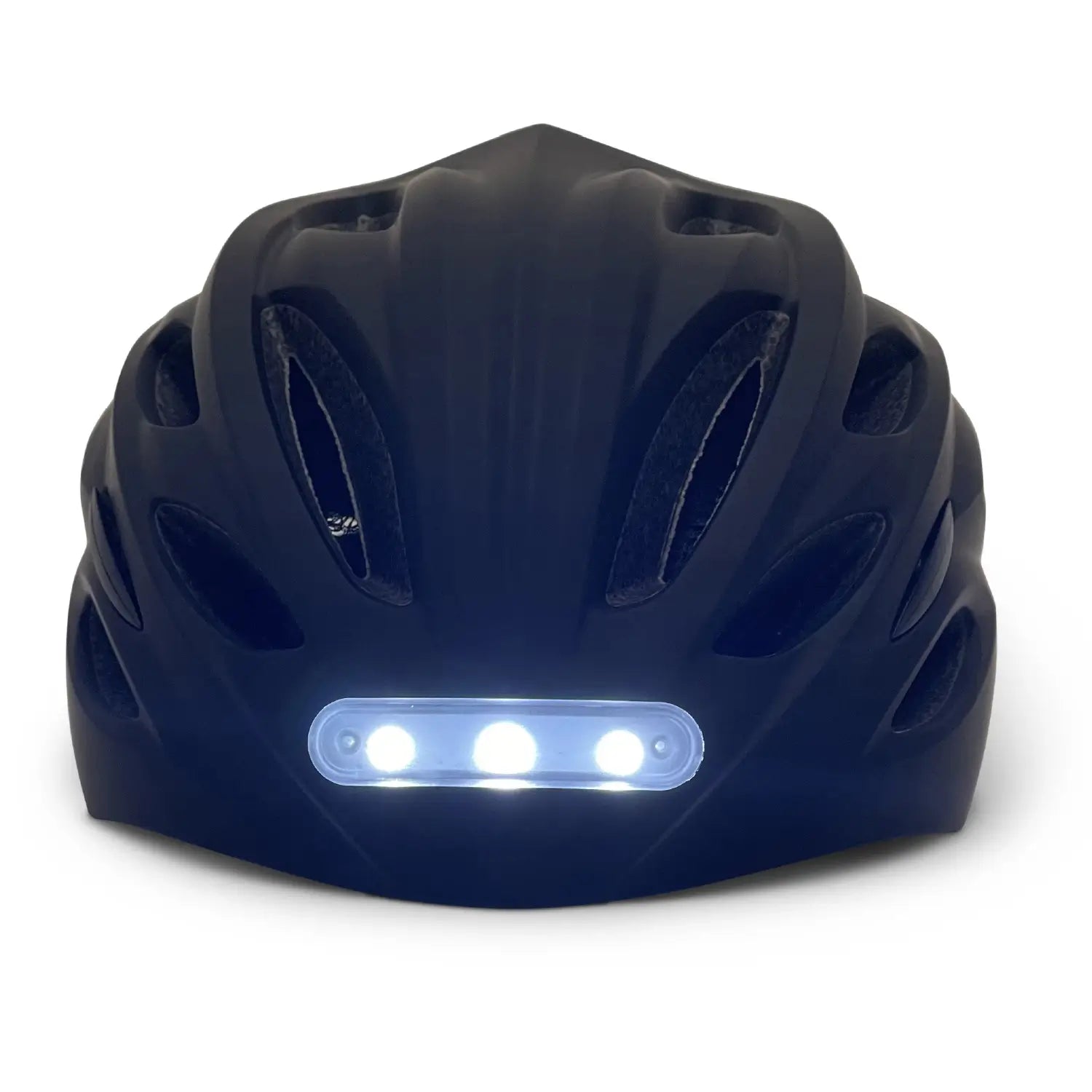 Dark Slate Gray GOBIKE Helmet With Safety Warning Light