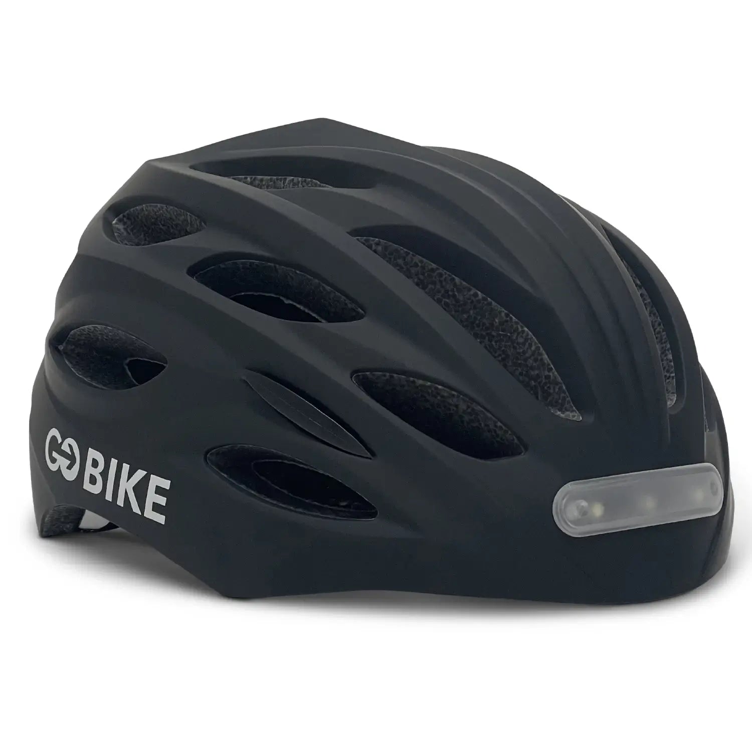 Dark Slate Gray GOBIKE Helmet With Safety Warning Light