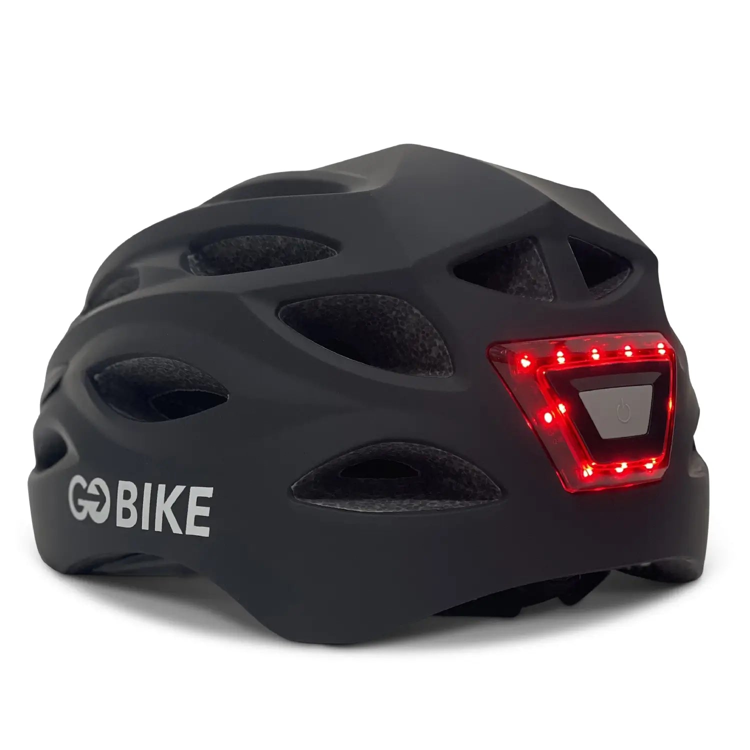 Dark Slate Gray GOBIKE Helmet With Safety Warning Light