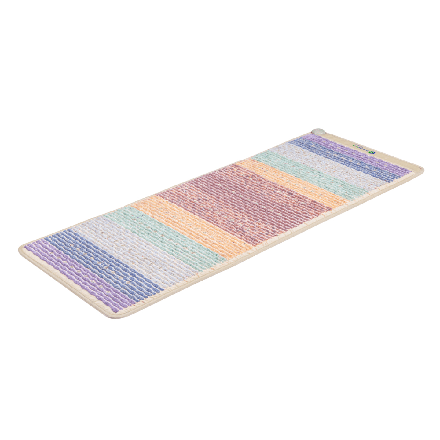 Light Gray HealthyLine Extra-Large Rainbow Chakra Wellness Mat – Advanced Photon PEMF InfraMat Pro Edition 3.0