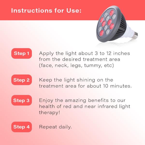 Misty Rose Hooga HG24 Red Light Therapy Device