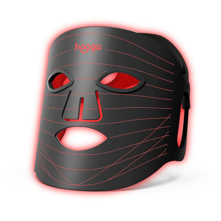 Dark Slate Gray Hooga Red Light Therapy Face Mask