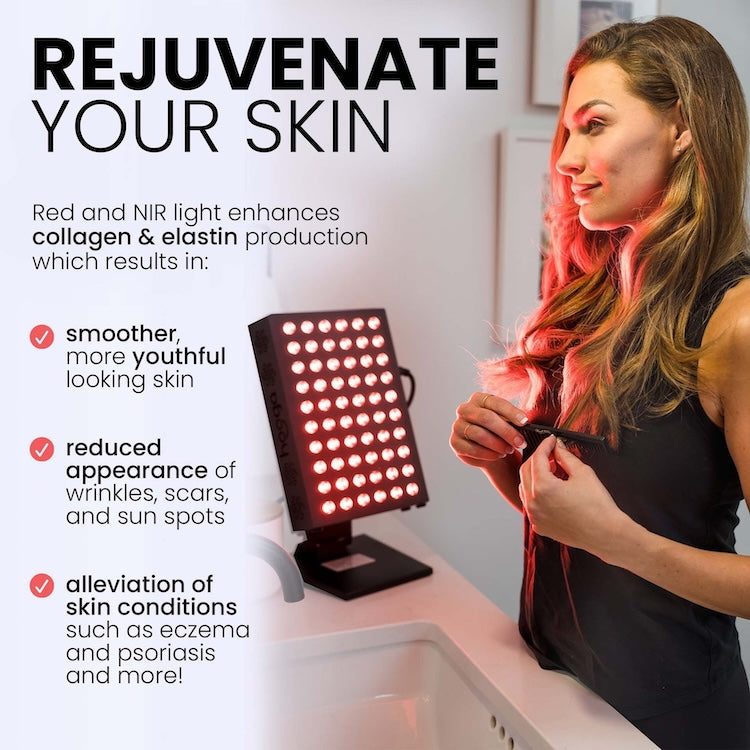 Light Gray Hooga PRO4500 Full Body Red Light Therapy Panel