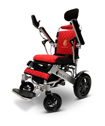 Maroon ComfyGO Majestic IQ-9000 Standard - Power Wheelchair