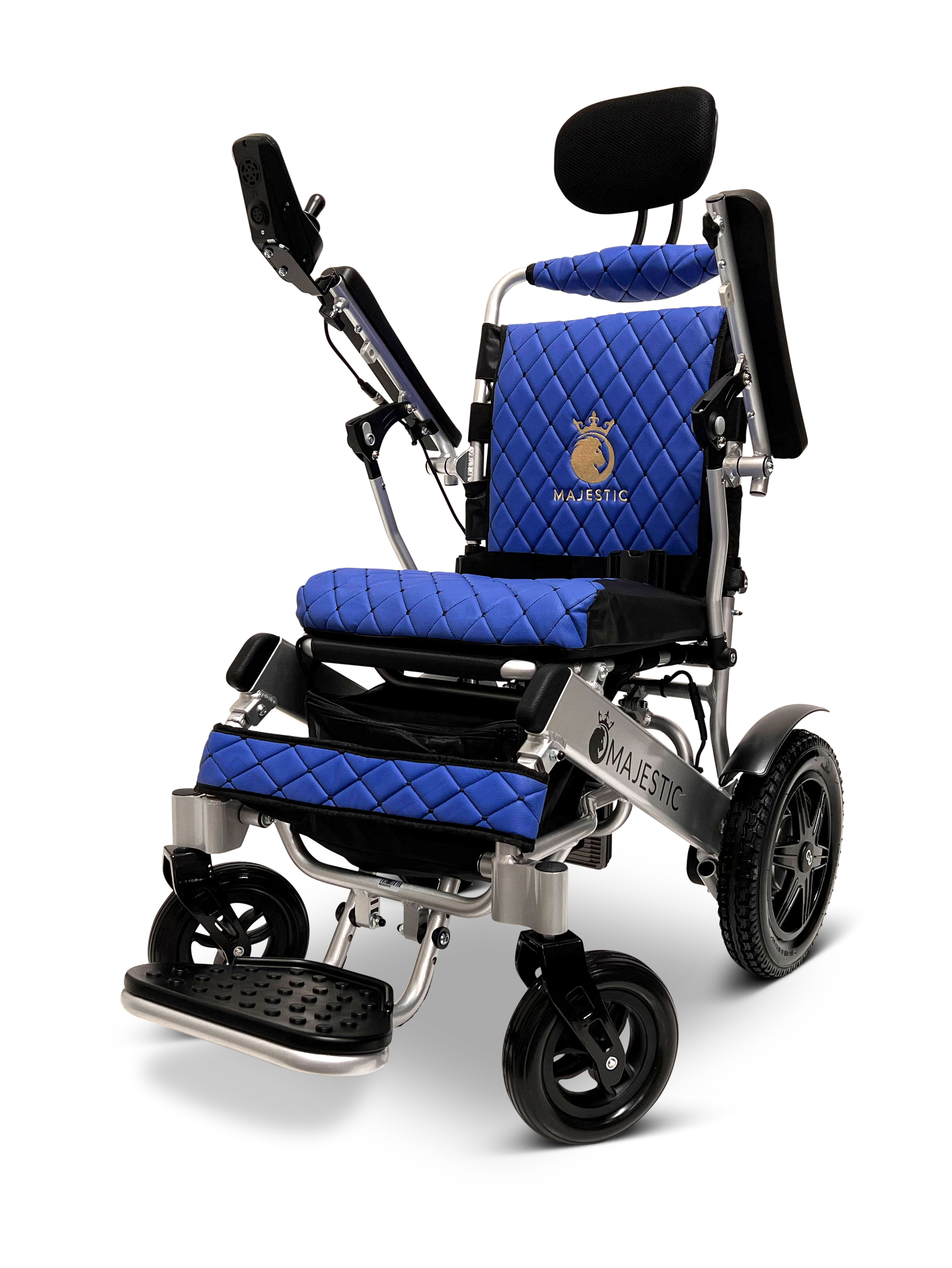 Black ComfyGO Majestic IQ-9000 Standard - Power Wheelchair