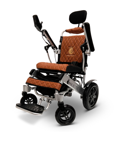 Rosy Brown ComfyGO Majestic IQ-9000 Auto Reclining - Power Wheelchair
