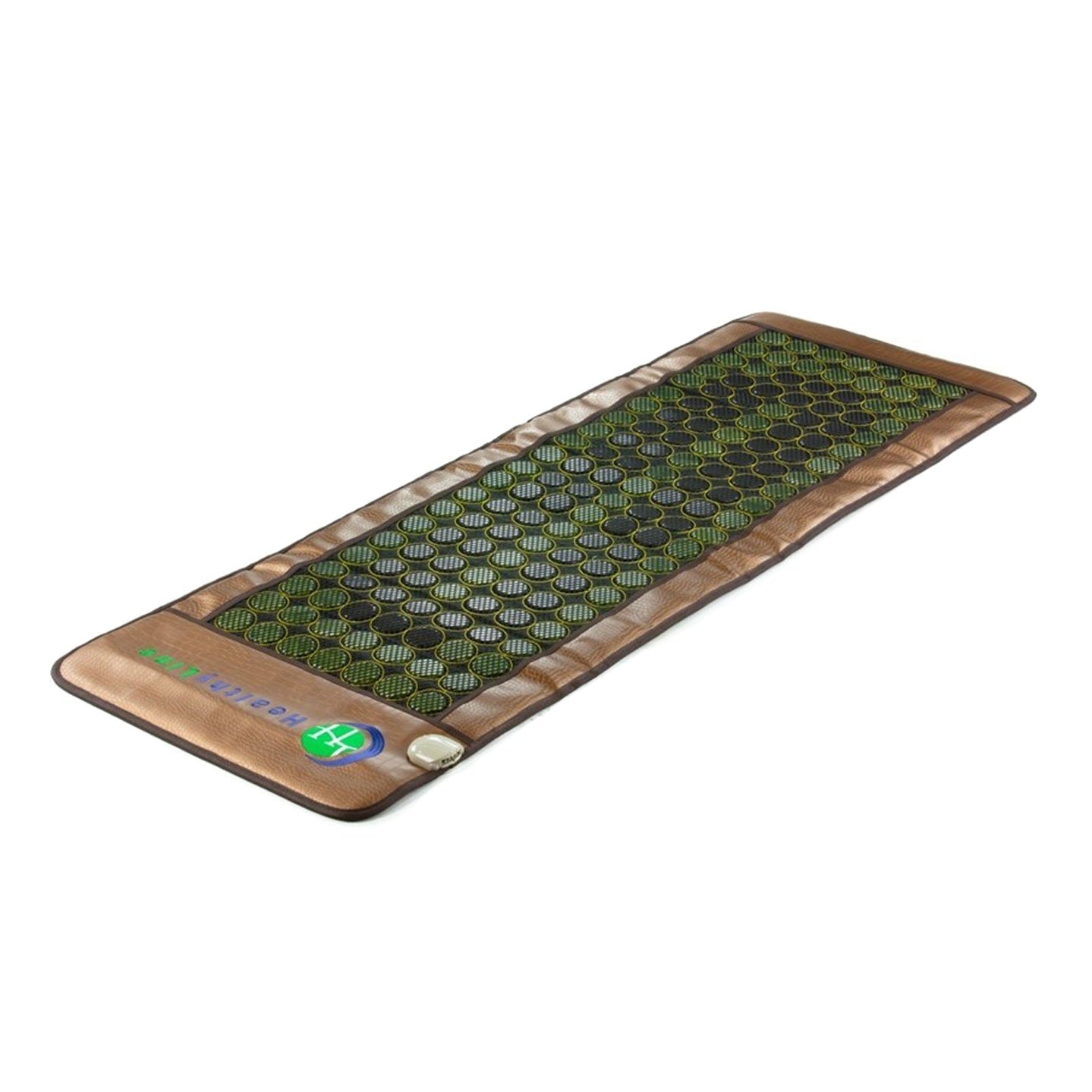 Dark Olive Green HealthyLine InfraMat Pro® Full Body Wellness Mat with Jade and Tourmaline Stones