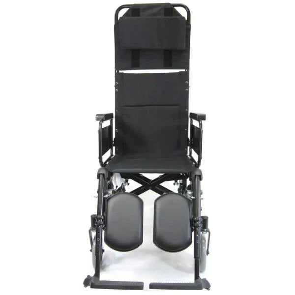 Dark Slate Gray Karman KM-5000-TP Reclining Manual Wheelchair