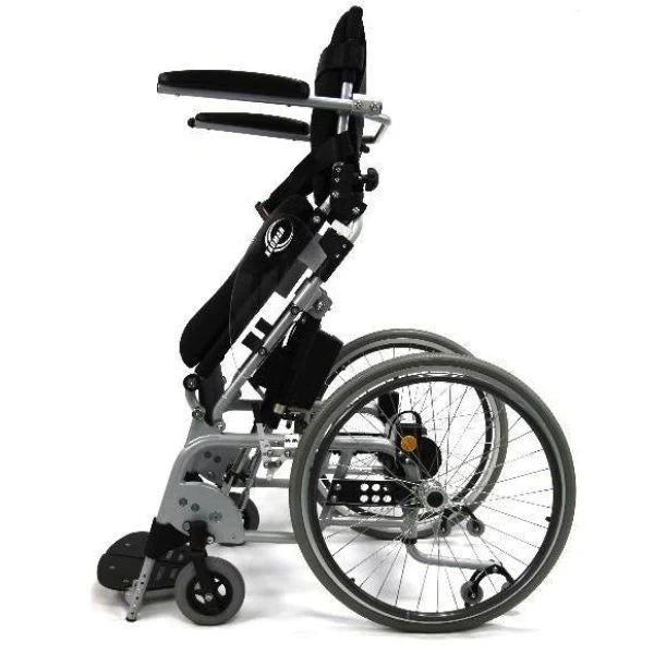 Light Gray Karman XO-101 Manual Push-Power Assist Standing Wheelchair