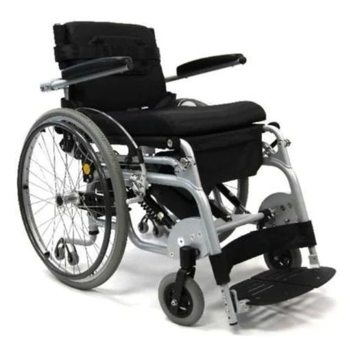 Light Gray Karman XO-101 Manual Push-Power Assist Standing Wheelchair