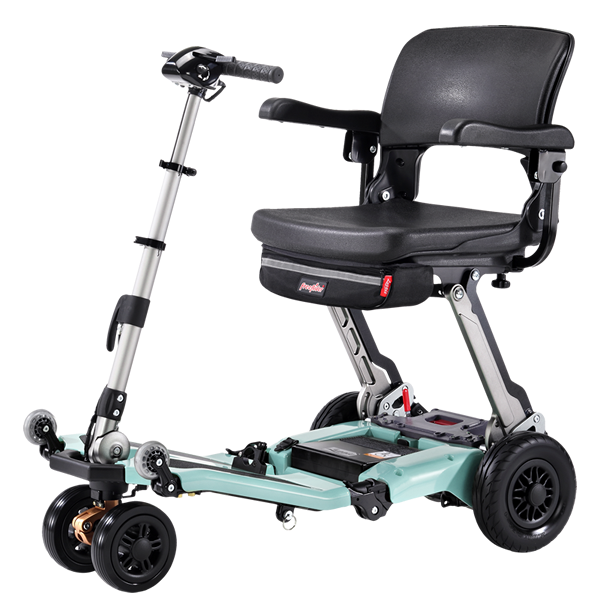 Dark Slate Gray FreeRider USA Luggie Super Plus 3 - Mobility Scooter