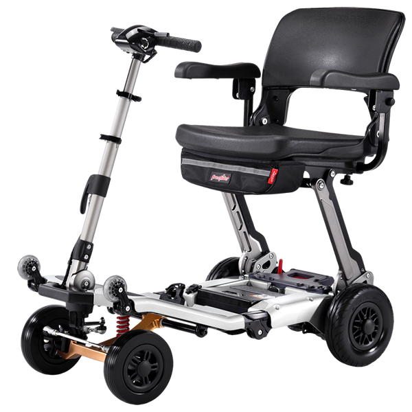 Dark Slate Gray FreeRider USA Luggie Super Plus 4 - Mobility Scooter