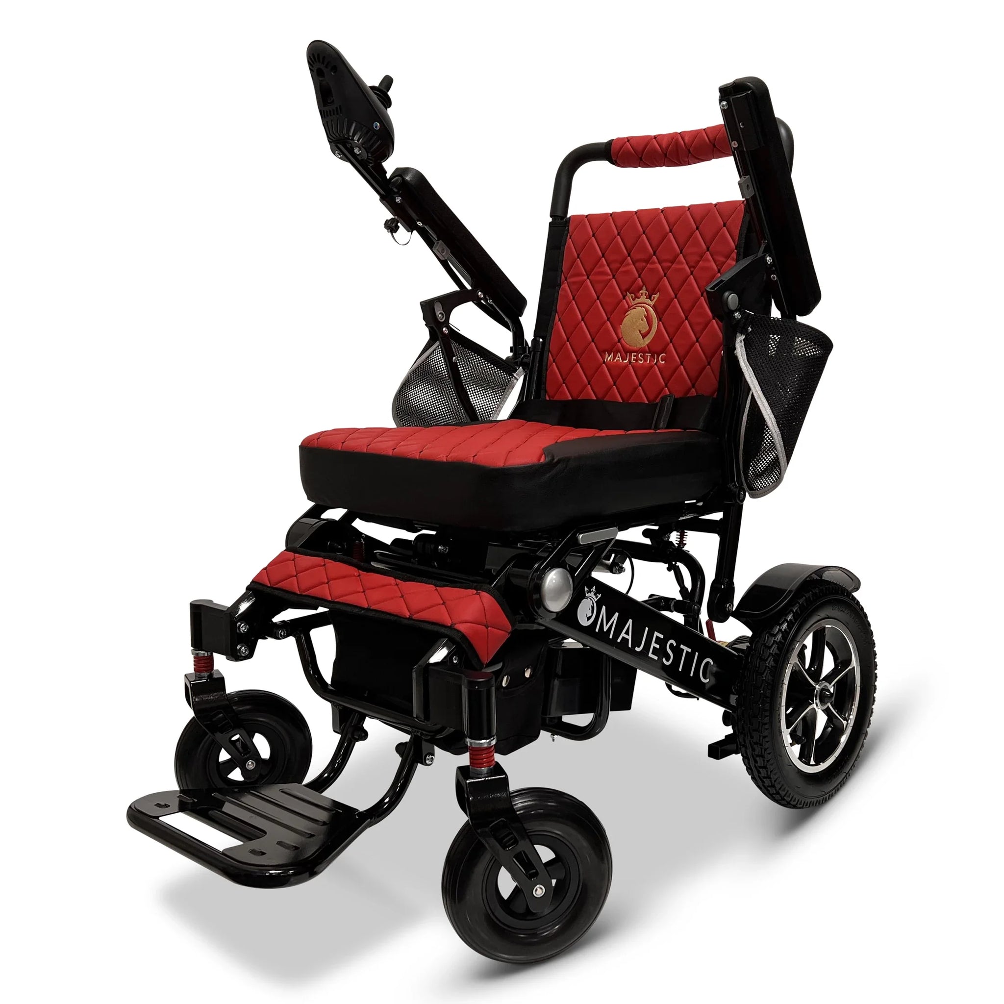 Black ComfyGO MAJESTIC IQ-7000 Remote Controlled Electric Wheelchair
