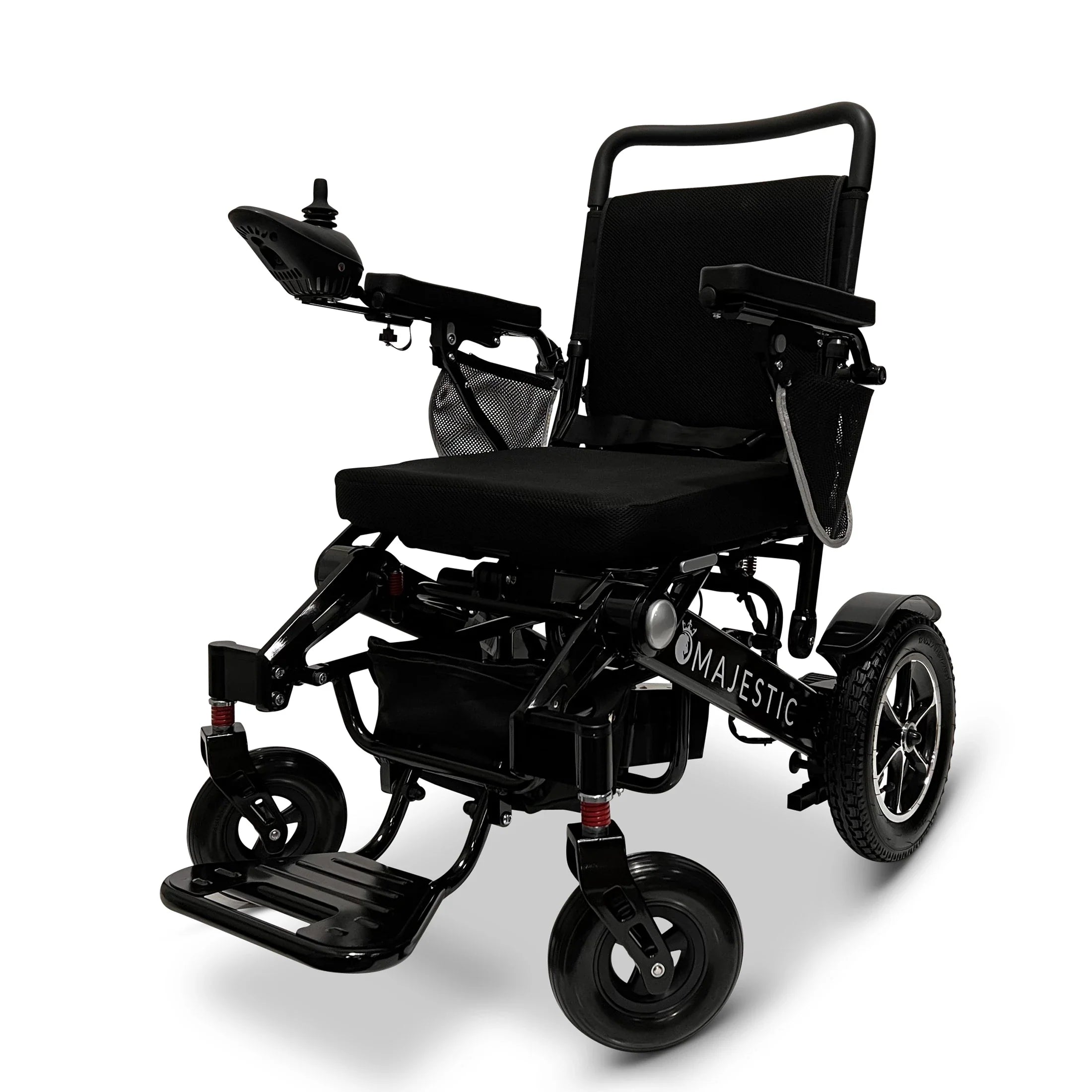Black ComfyGO MAJESTIC IQ-7000 Remote Controlled Electric Wheelchair