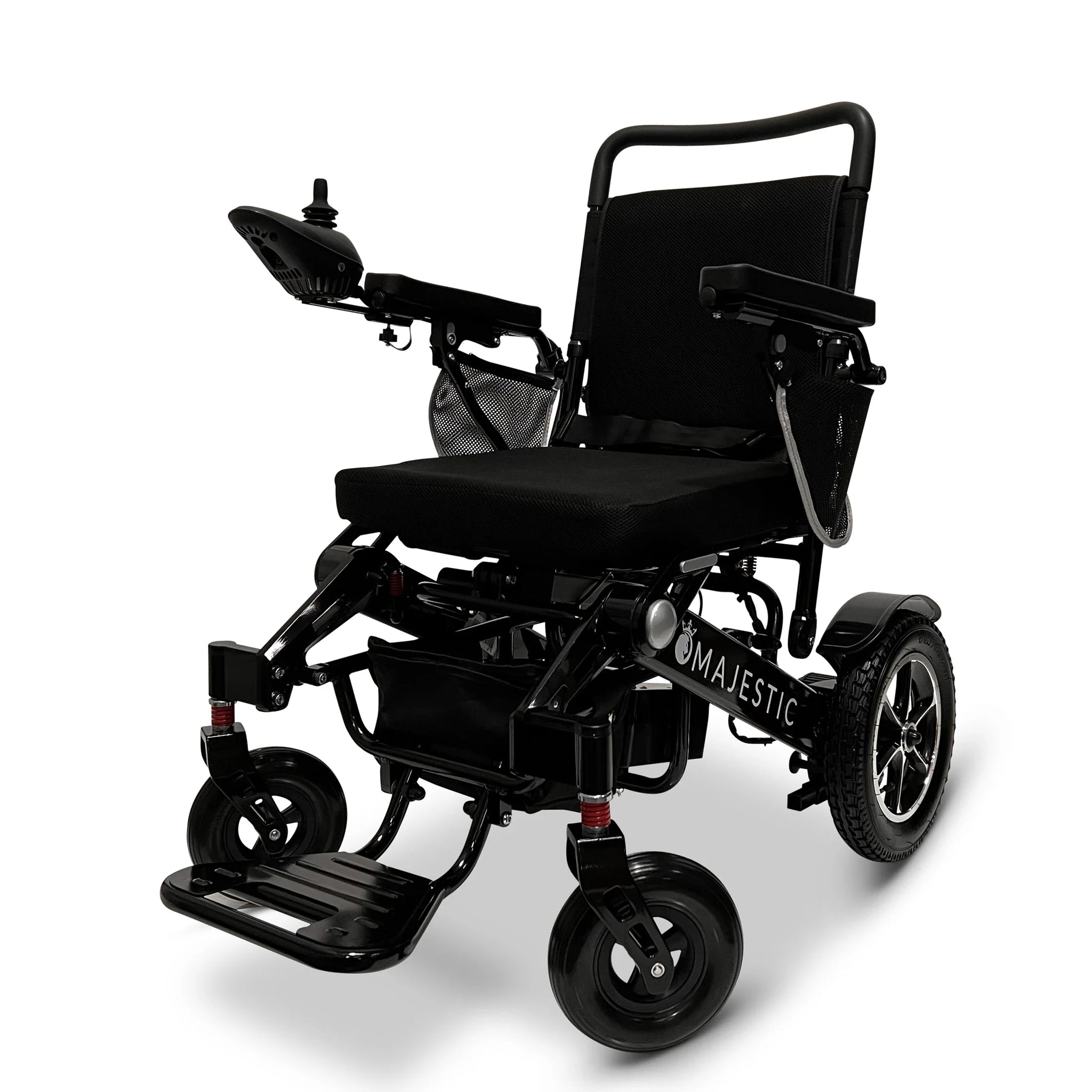 Black ComfyGO MAJESTIC IQ-7000 Remote Controlled Electric Wheelchair