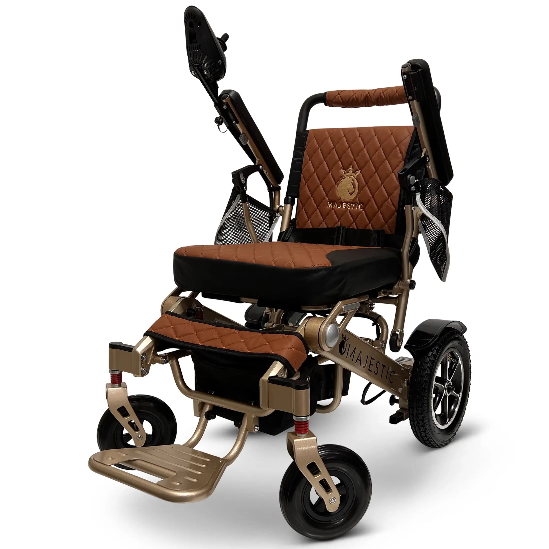 Black ComfyGO MAJESTIC IQ-7000 Remote Controlled Electric Wheelchair