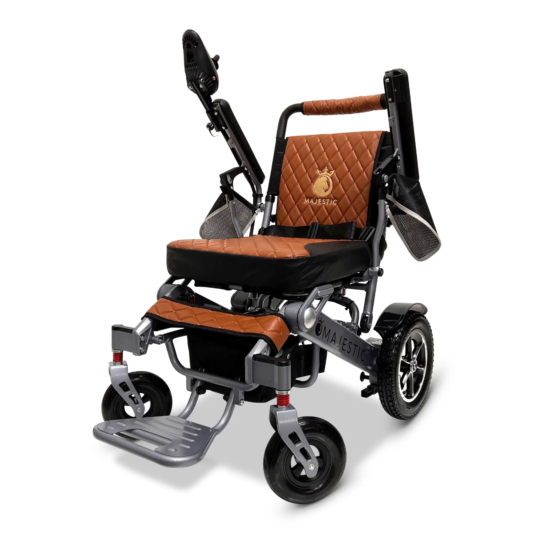 Gray ComfyGO MAJESTIC IQ-7000 Remote Controlled Electric Wheelchair