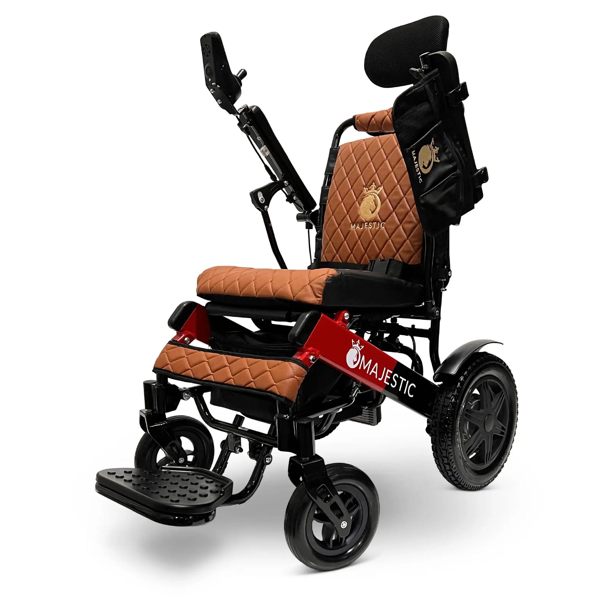 Black ComfyGO MAJESTIC IQ-9000 Remote Controlled  Lightweight Electric Wheelchair