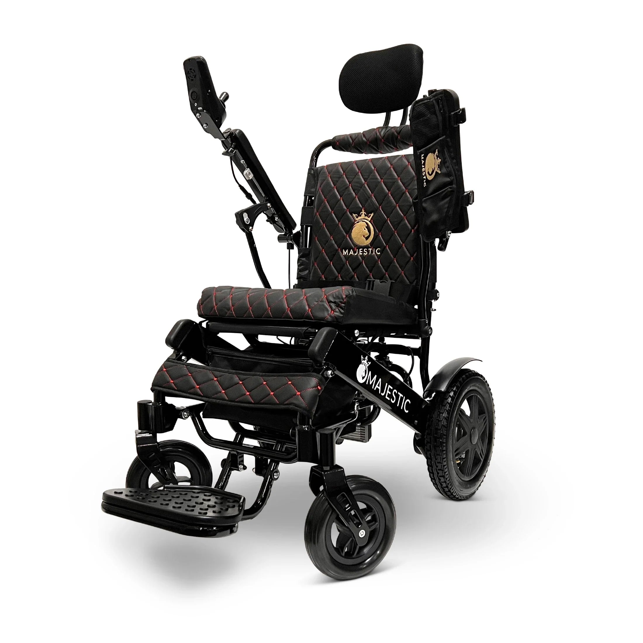 Light Gray ComfyGO MAJESTIC IQ-9000 Remote Controlled  Lightweight Electric Wheelchair