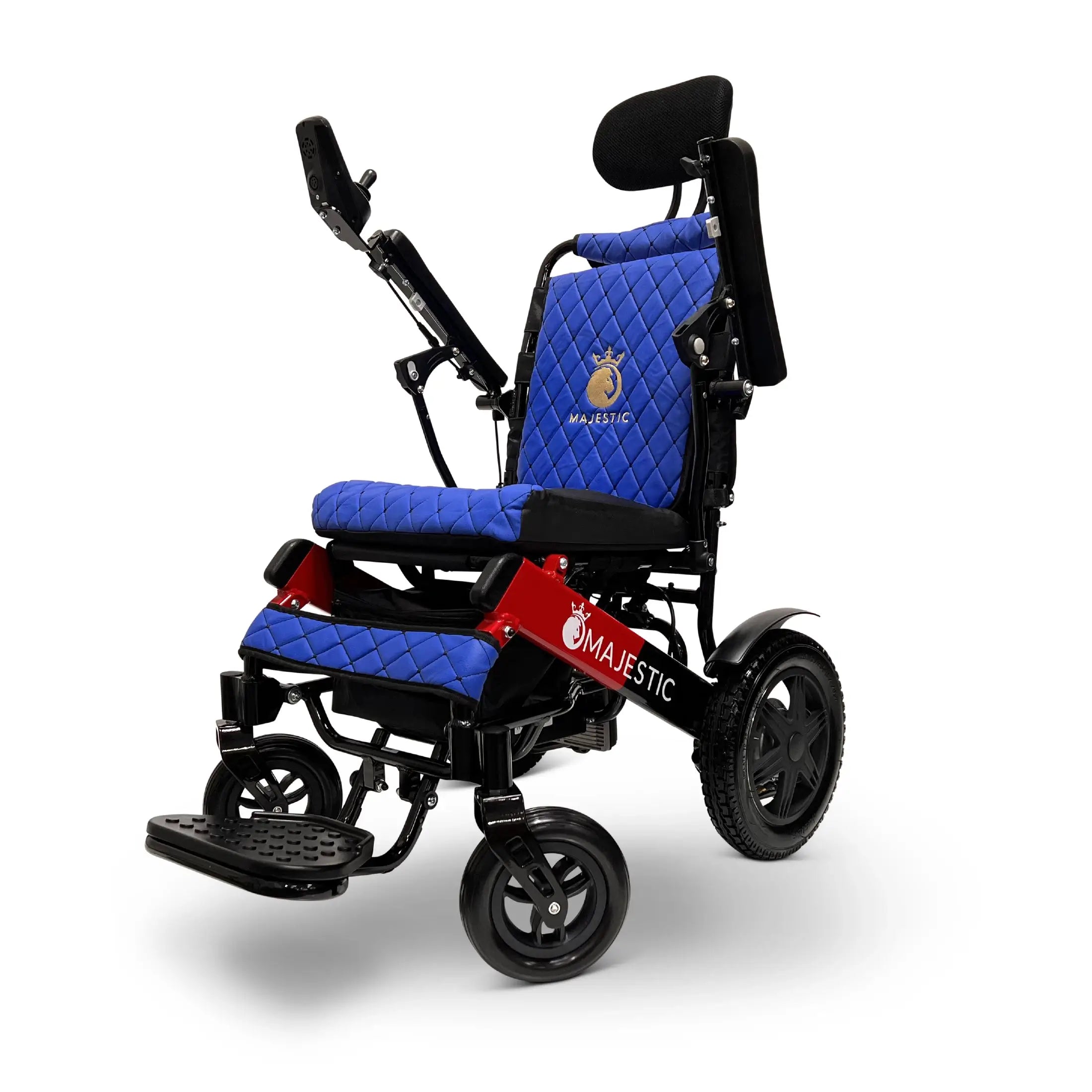 Black ComfyGO MAJESTIC IQ-9000 Remote Controlled  Lightweight Electric Wheelchair