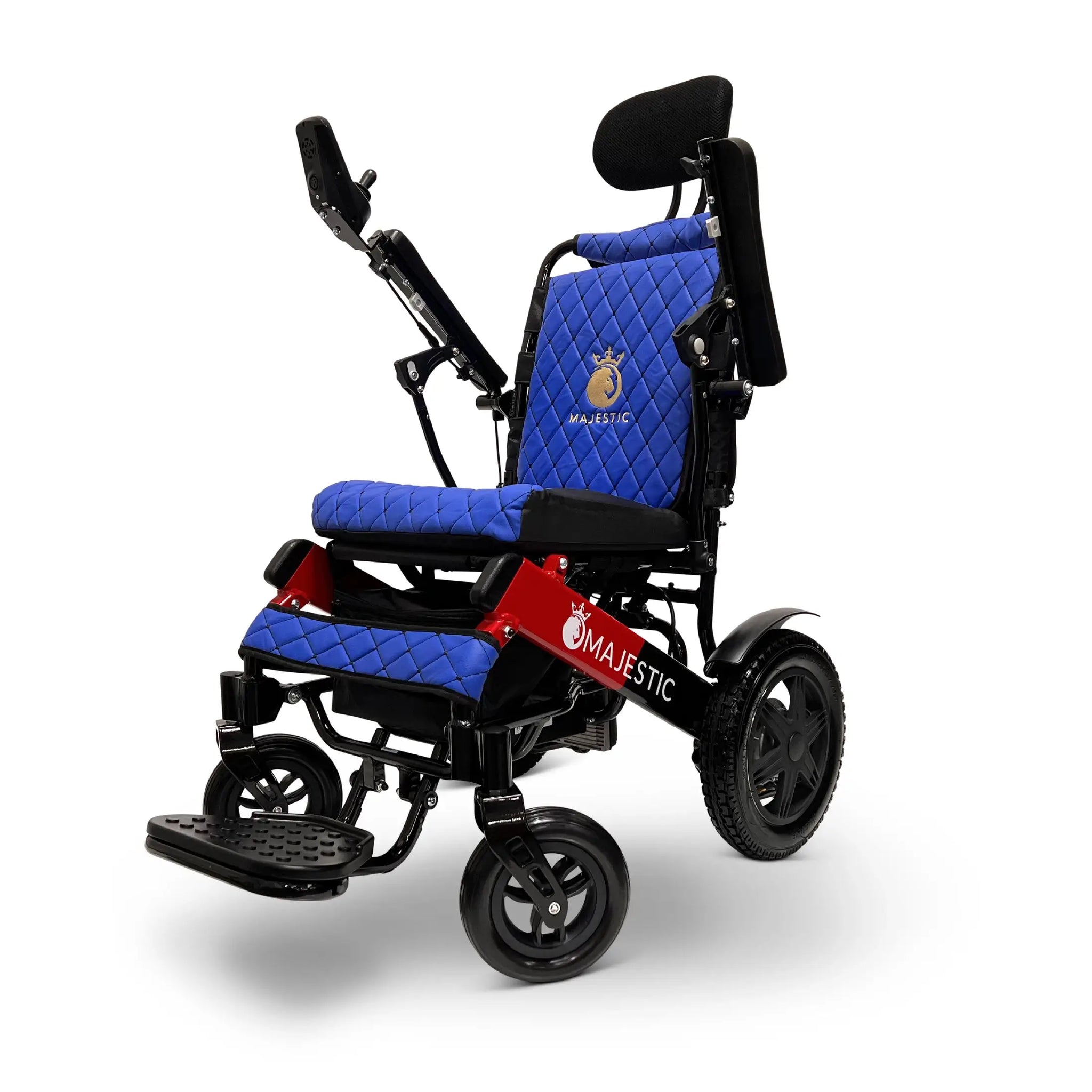 Black ComfyGO MAJESTIC IQ-9000 Remote Controlled  Lightweight Electric Wheelchair