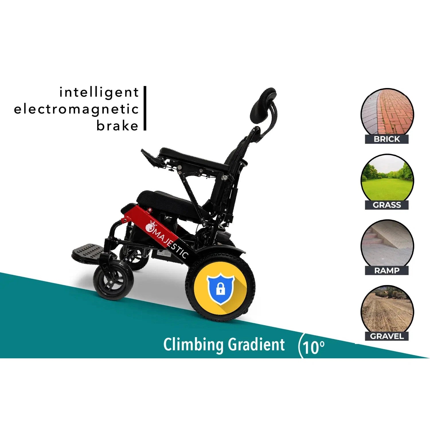 Tan ComfyGO Majestic IQ-9000 Auto Reclining - Power Wheelchair